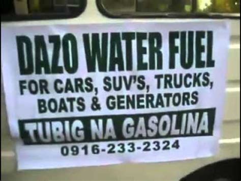 New Innovation of Tubig Na Gasolina Demo by Filipino Inventor .